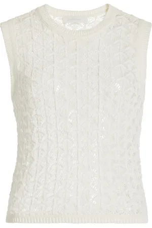 ZIMMERMANN Wylie Cropped Cotton Tank Top