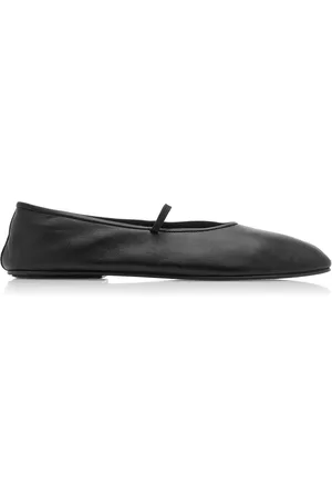 The Row Leather Ballet Flats