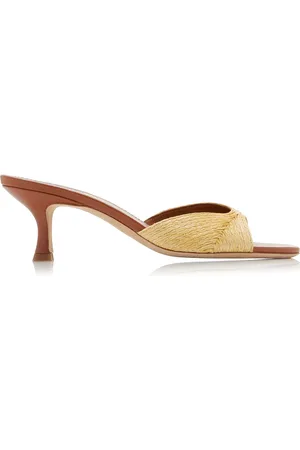 Staud Brigitte Raffia Mules