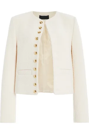 NILI LOTAN Pattie Buttoned Bouclé Jacket