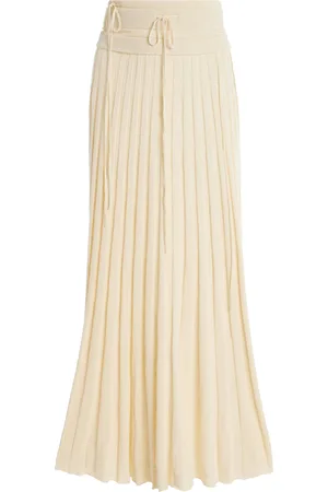 CHRISTOPHER ESBER Straccio Plissé Knit Maxi Skirt