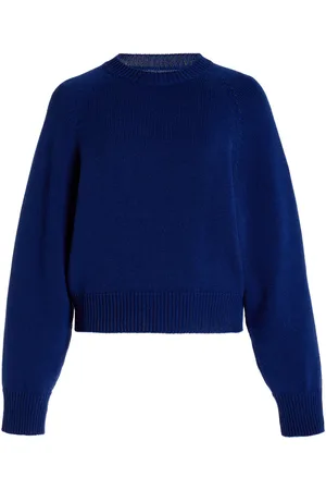 High Exclusive Knit Cotton-Cashmere Raglan Sweater