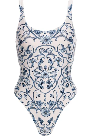 Agua by Agua Bendita Gema Printed One-Piece Bathing Suit