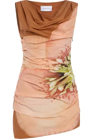 Significant Other Shiloh Draped Cotton Mini Dress