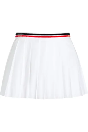 Miu Miu Pleated Poplin Mini Skirt