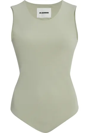 Jil Sander Compact-Knit Jersey Bodysuit