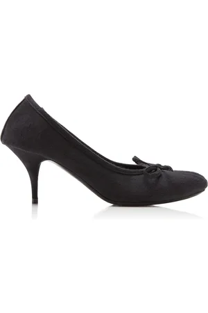 Balenciaga Leopald Satin Ballet Pumps