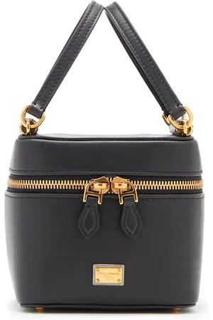 Dolce & Gabbana Sicily Leather Cube Bag