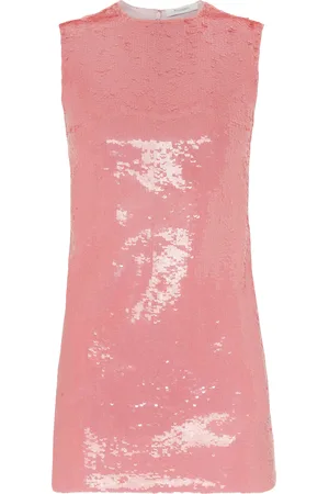 J.W.Anderson Mini Cotton-Blend Shift Dress