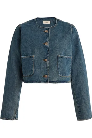 Triarchy Celeste Cropped Denim Suit Jacket