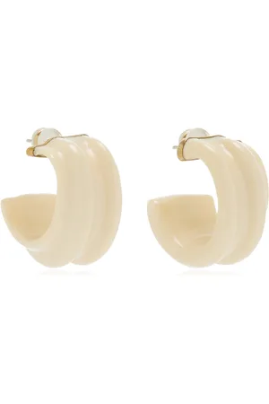 Lizzie Fortunato Sculpted Resin Hoop Earrings