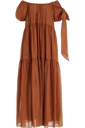 More Noir Joanne Cotton-Silk Voile Dress
