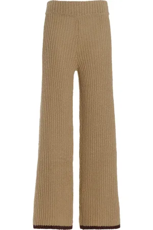 Zulu & Zephyr Ribbed-Knit Cotton Pants