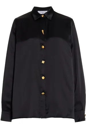 FRANCOISE Exclusive Constance Deadstock Silk Crepe Button-Up Shirt