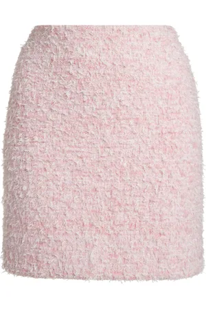 Balenciaga Cotton Tweed Mini Skirt