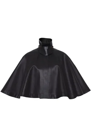 Chloé High Neck Leather Capelet
