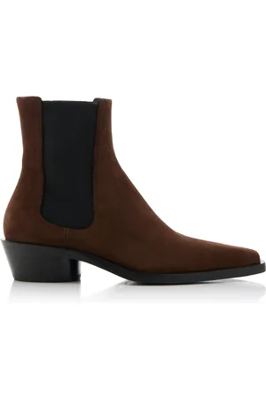 Proenza Schouler Bronco Suede Chelsea Boots