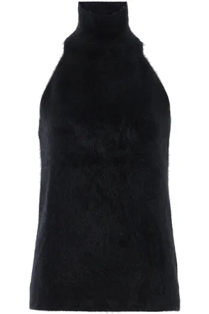 Lisa Yang Leya Brushed-Cashmere Top