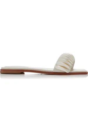 Simkhai Embellished Leather Slides
