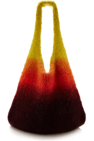 GABRIELA HEARST Ino Dip-Dye Cashmere Shoulder Bag