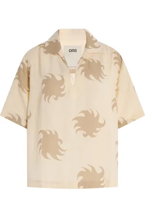 Oas Exclusive Hazel Ember Jaffa Linen Shirt