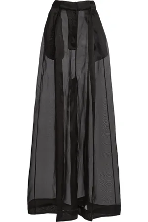 A.W.A.K.E. MODE Organza Wide Leg Pants