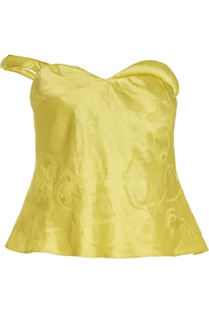 Rosie Assoulin Banana Split Off-The-Shoulder Top