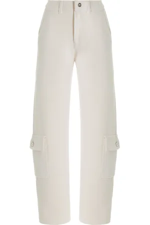 Barrie Aran-Knit Cashmere Cargo Pants
