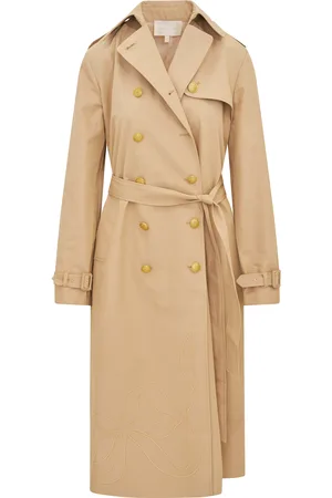 LOVESHACKFANCY Thiel Cotton-Blend Trench Coat