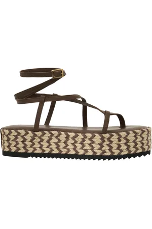 JOHANNA ORTIZ Barbor Leather Platform Sandals