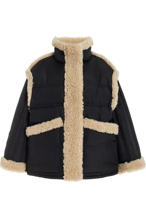 Stand Studio Dorothy Sherpa-Trimmed Quilted Down Coat