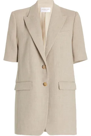 Michael Kors Double-Breasted Boyfriend Blazer