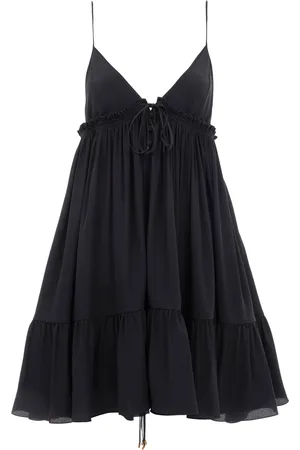 Chloé Organic Silk Crepe De Chine Mini Dress