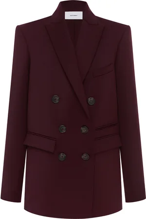 ALEX PERRY Oversized Wool Suiting Blazer
