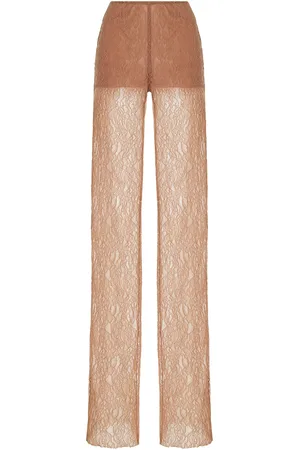 Serafini Flared Stretch Lace Pants