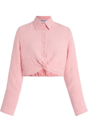 Matthew Bruch Twisted Linen Shirt