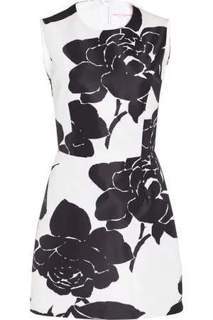 Carolina Herrera Printed Faille Mini Dress