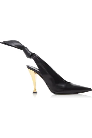 Givenchy Beauw Knotted Leather Slingback Pumps