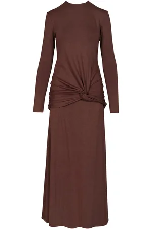 JOHANNA ORTIZ Sail Shade Twisted Midi Dress