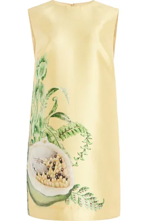 ALÉMAIS Sol Satin Crepe Mini Dress