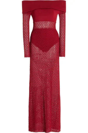 POSSE Exclusive Romy Knit Off-The-Shoulder Maxi Dress