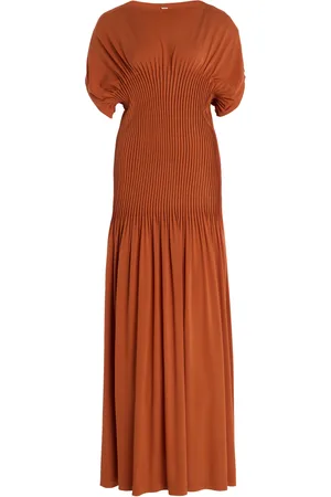 Totême Knife-Pleated Jersey Dress