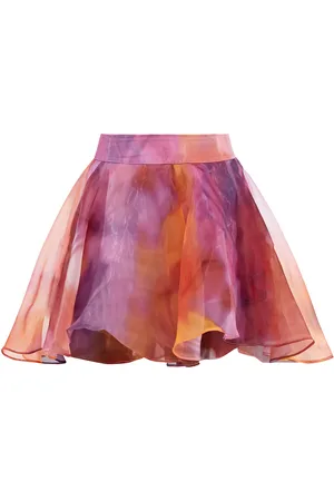 Andrea Iyamah Flared Organza Shorts