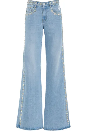 COPERNI Studded Rigid High-Rise Wide-Leg Jeans