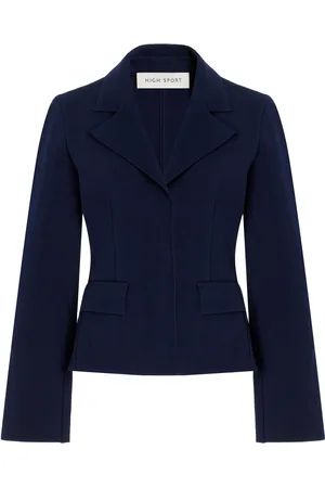 High Remita Cotton-Blend Knit Jacket