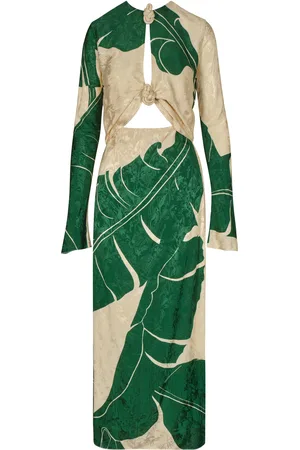 JOHANNA ORTIZ Into The Wild Knotted Maxi Dress