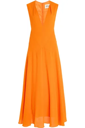 TOVE Ambre Wool Crepe Maxi Dress