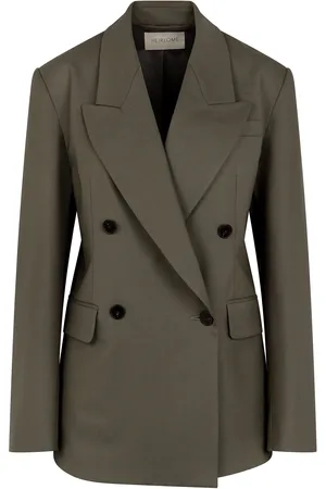 Heirlome Antonella Deconstructed Stretch-Wool Blazer