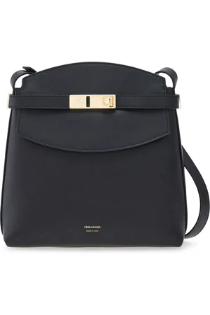 Salvatore Ferragamo Hug Leather Shoulder Bag