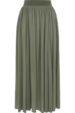 ZIMMERMANN Illuminate Gathered Gauze-Knit Maxi Skirt
